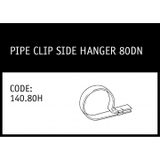 Marley Solvent Joint Pipe Clip Side Hanger 80DN - 140.80H